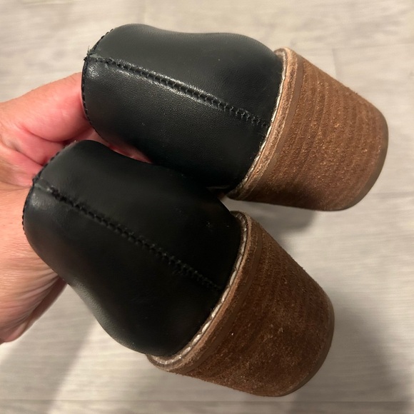 Madewell The Lucie Shoe Cut Out Booties Block Heel Size 6 - Picture 3 of 6